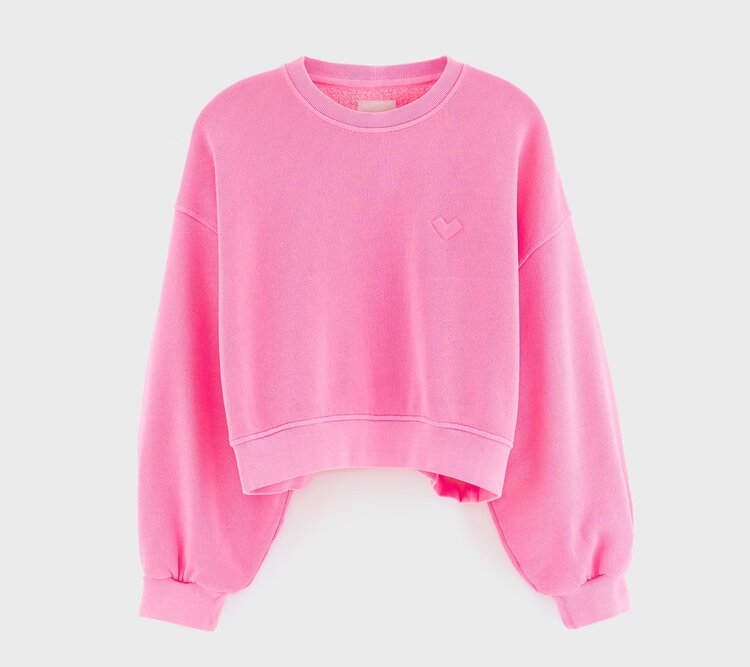 Bellerose Sweatshirt Fenya - Fluo Pink
