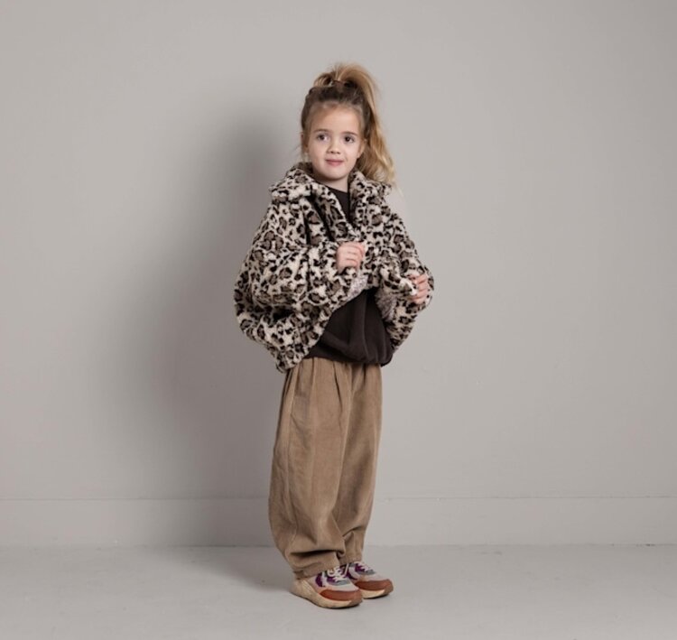 Jenest Pink Jacket - Ivory Leopard
