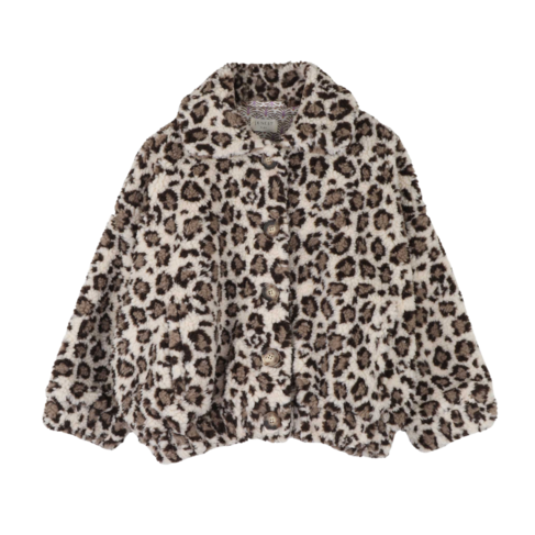Jenest Rosa Jacket - Ivory Leopard