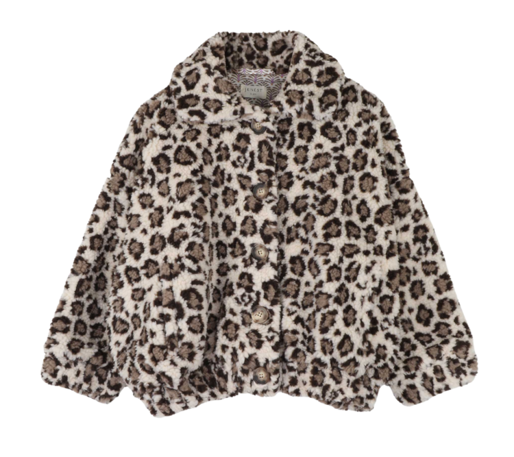 Jenest Rosa Jacket - Ivory Leopard