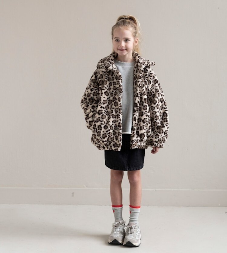 Jenest Rosa Jacket - Ivory Leopard