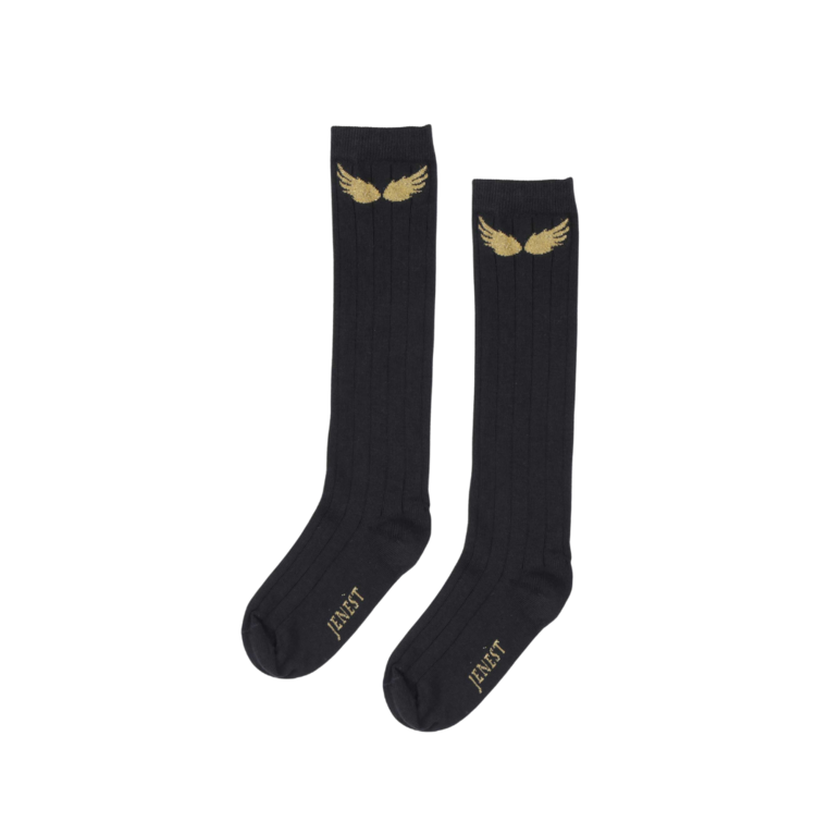 Jenest Knee Socks - Off Black