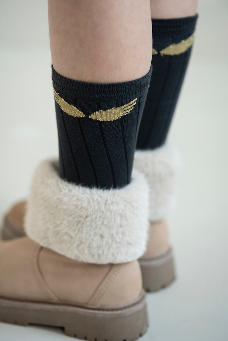 Jenest Knee Socks - Off Black