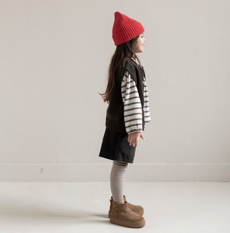 Jenest Bo Cardigan - Dark Fondant Brown