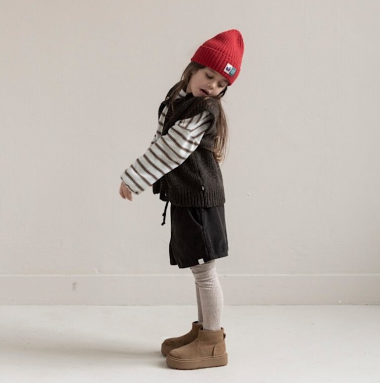 Jenest Bo Cardigan - Dark Fondant Brown