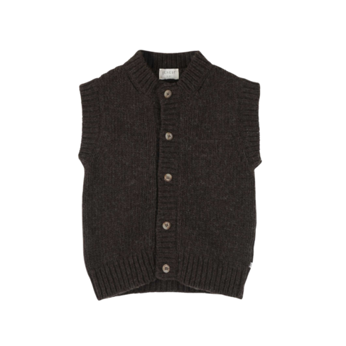 Jenest Bo Cardigan - Dark Fondant Brown