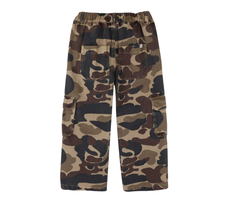 Jenest Unisex Cargo Pants - Caramel Brown Camouflage