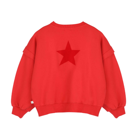 Jenest Balloon Sweater - Spicy Red