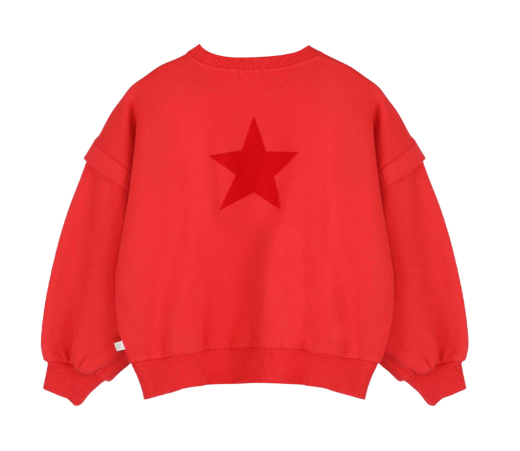 Jenest Balloon Sweater - Spicy Red