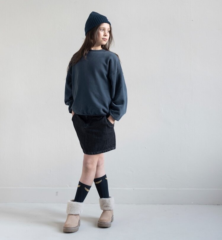 Jenest Uma Denim Skirt - Vintage Black