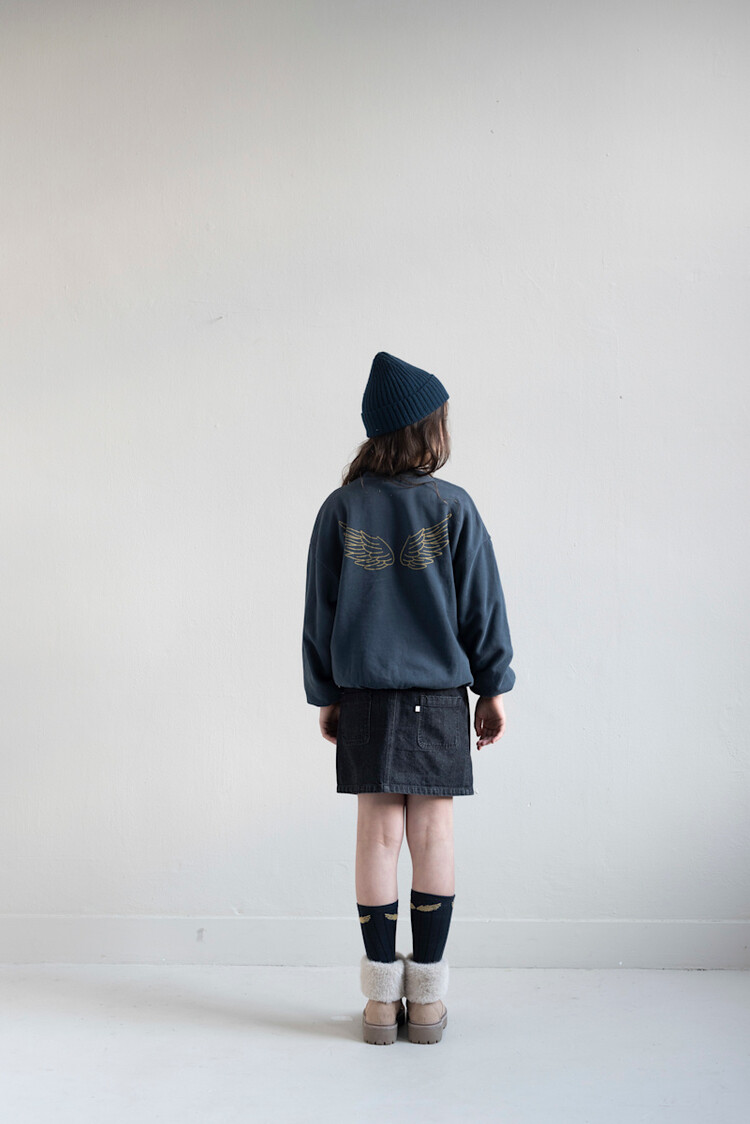 Jenest Uma Denim Skirt - Vintage Black