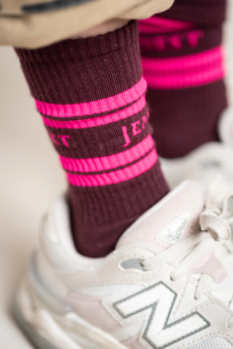 Jenest Jenest Sport Socks - Cherry Bordeaux