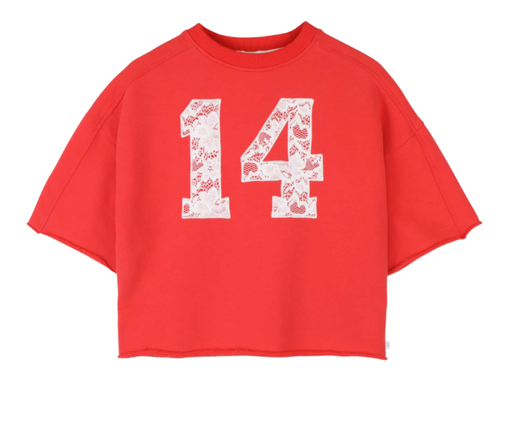 Jenest Tessie Sweater SS - Spicy Red
