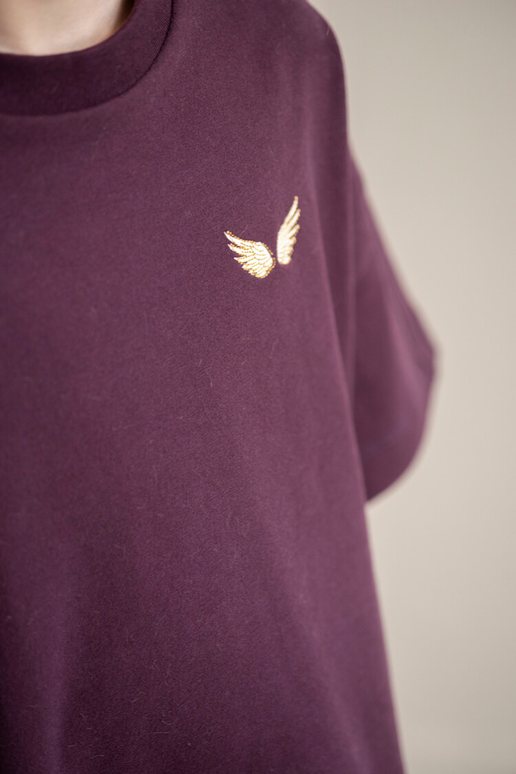 Jenest Tessie T-Shirt - Cherry Bordeaux