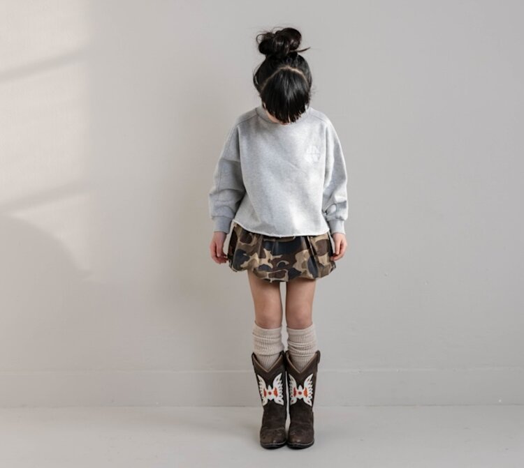 Jenest Betty Cargo Skirt - Caramel Brown Camouflage