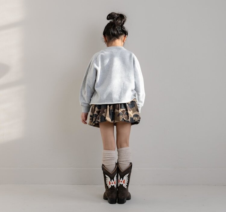 Jenest Betty Cargo Skirt - Caramel Brown Camouflage