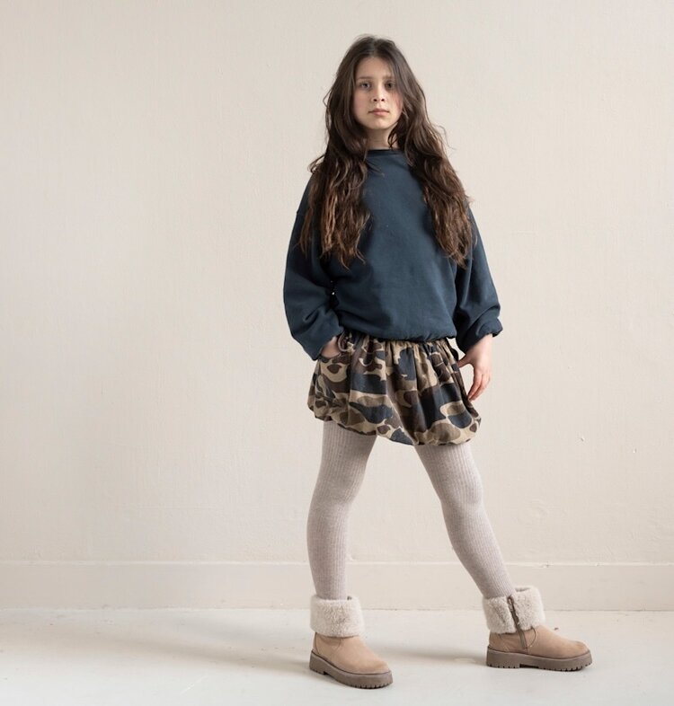 Jenest Betty Cargo Skirt - Caramel Brown Camouflage