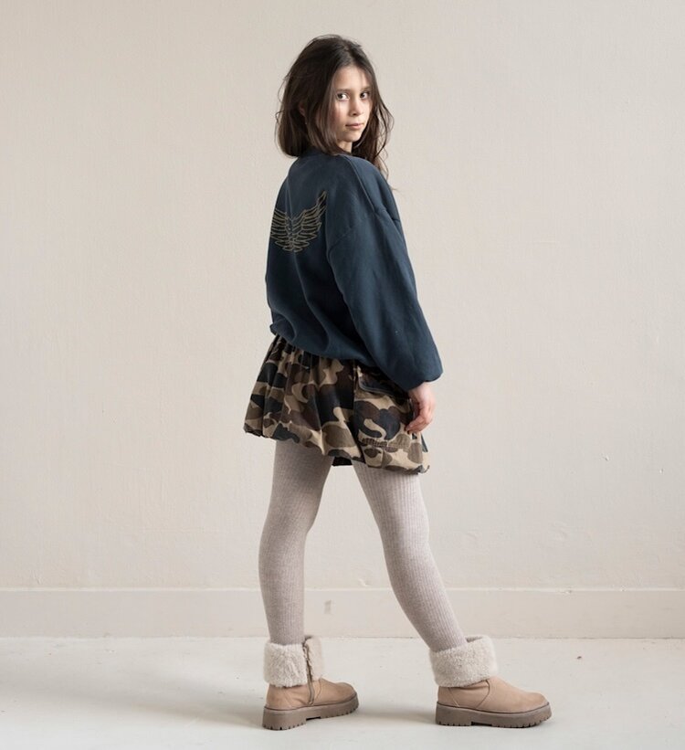 Jenest Betty Cargo Skirt - Caramel Brown Camouflage