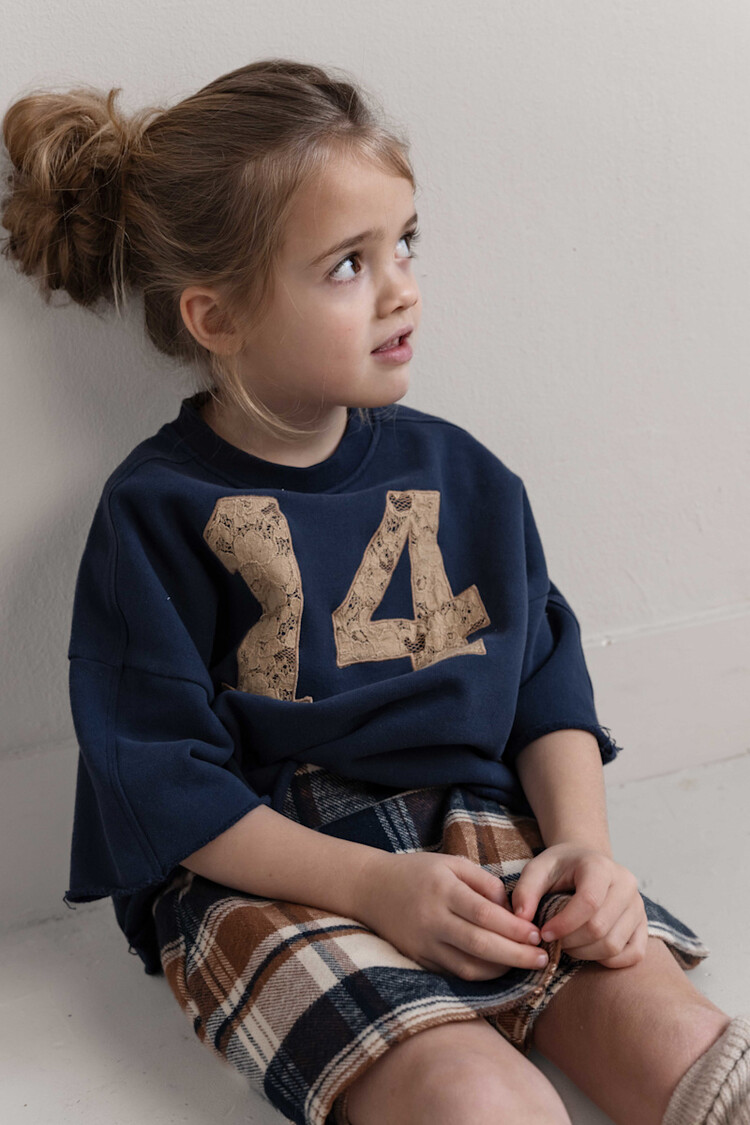 Jenest Tessie Sweater SS - Navy Blue