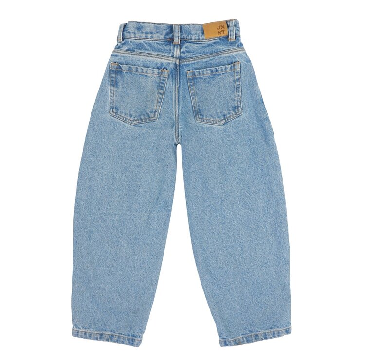 Jenest Balloon Denim Pants - Medium Wash