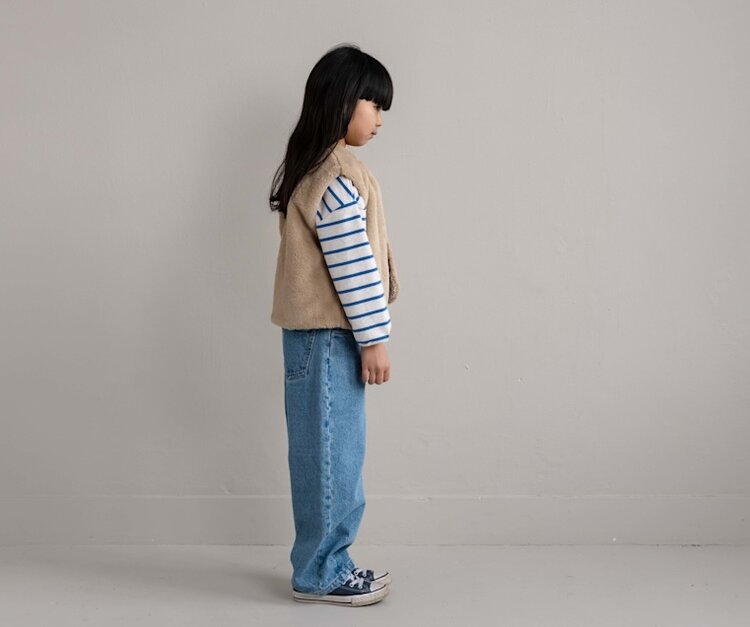 Jenest Balloon Denim Pants - Medium Wash