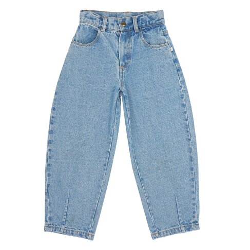 Jenest Balloon Denim Pants - Medium Wash