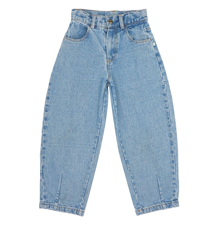 Jenest Balloon Denim Pants - Medium Wash