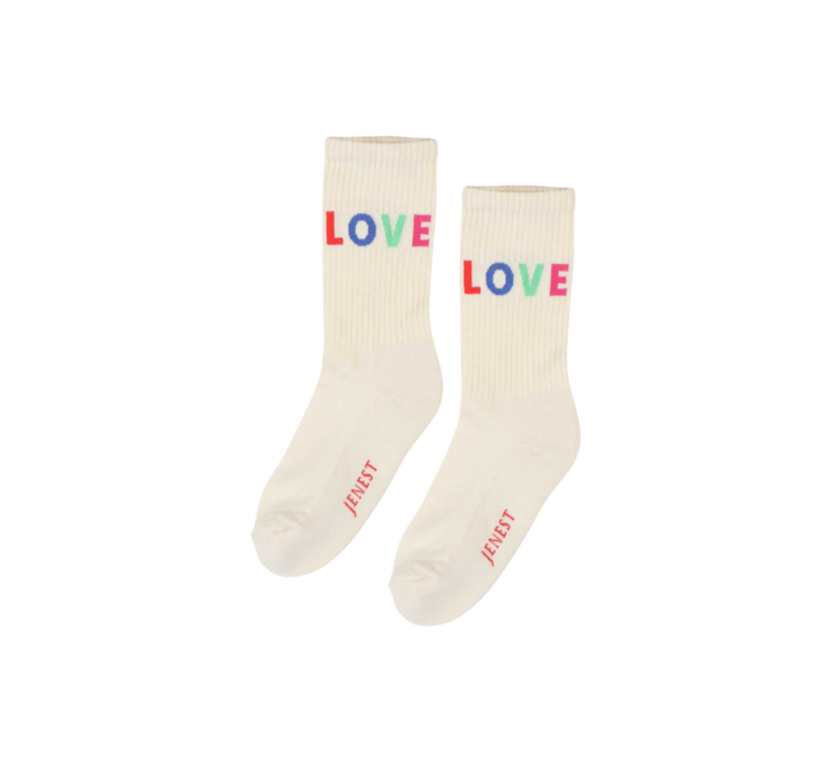 Jenest Fancy Sport Socks - Off White