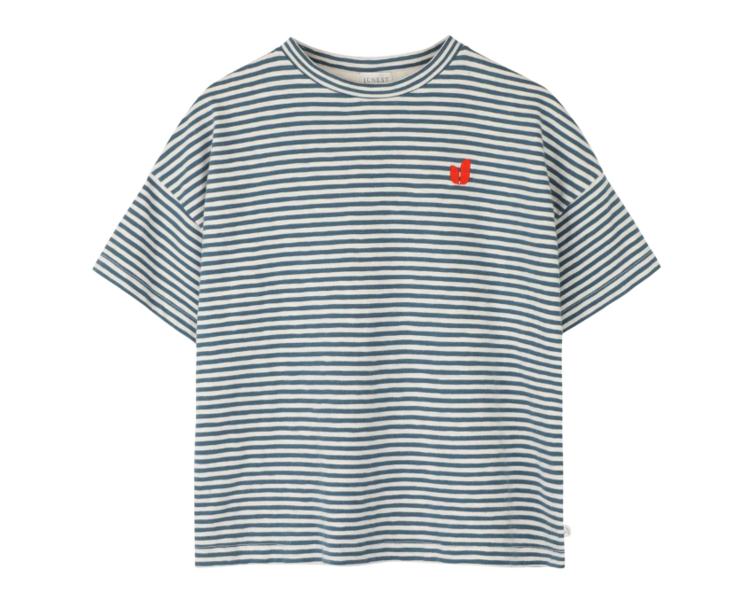 Jenest Bruun Oversized T-shirt - Fondant Brown Cloud Blue
