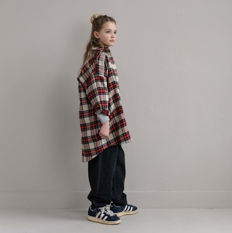 Jenest Robin Balloon Denim Pants - Vintage Black