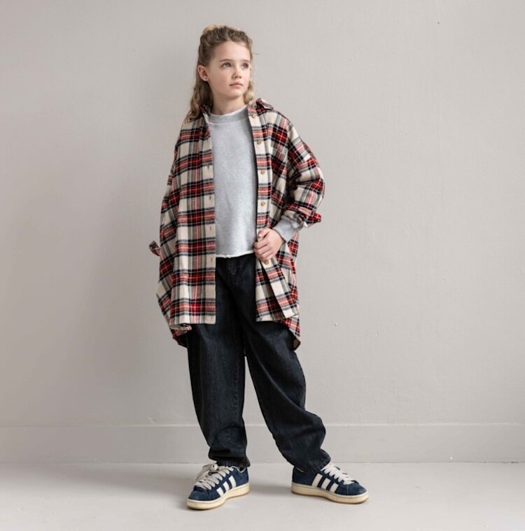 Jenest Robin Balloon Denim Pants - Vintage Black