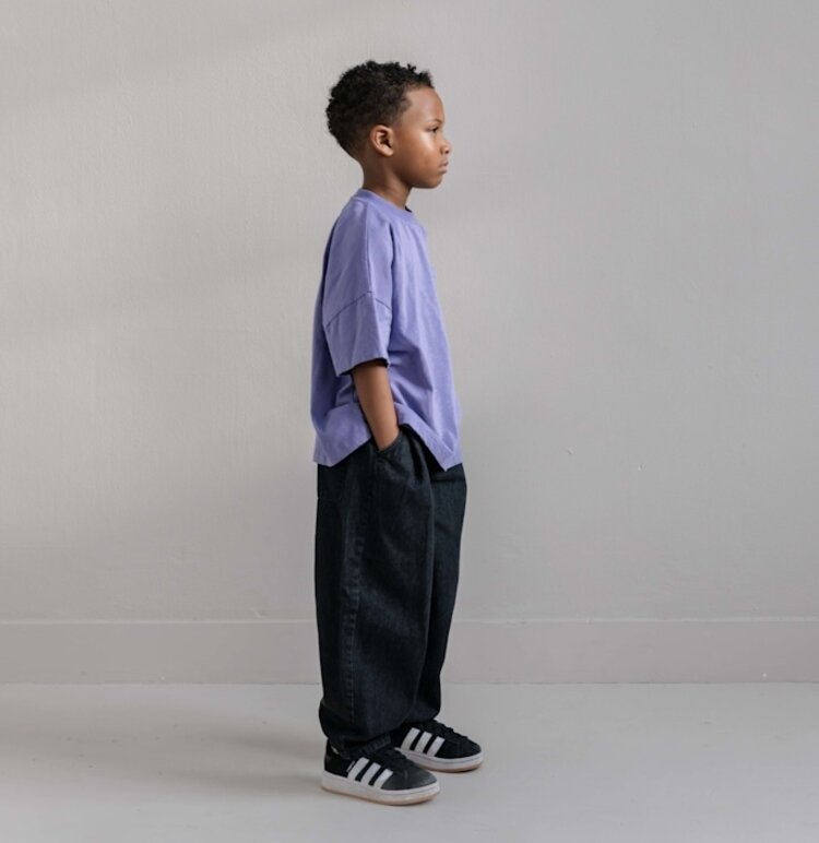 Jenest Robin Balloon Denim Pants - Vintage Black
