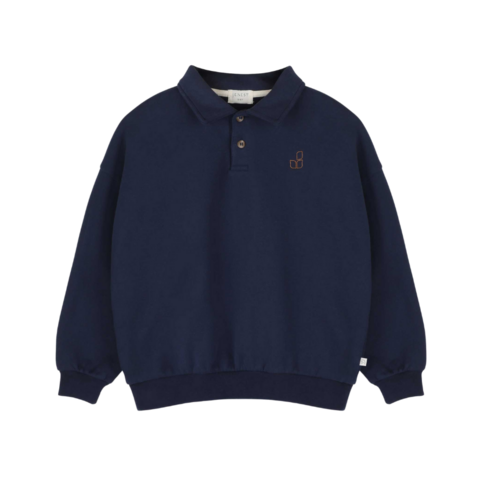 Jenest Cameron Polo Sweater - Navy Blue
