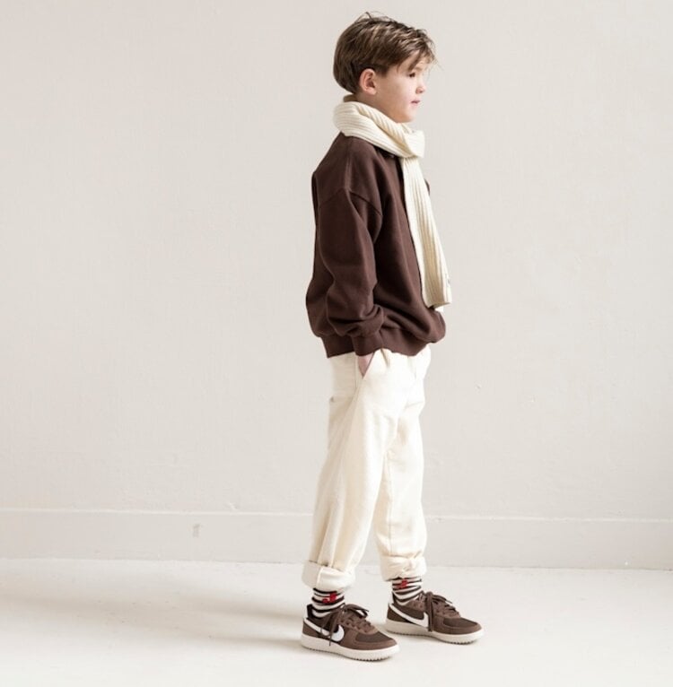 Jenest Cameron Polo Sweater - Fondant Brown