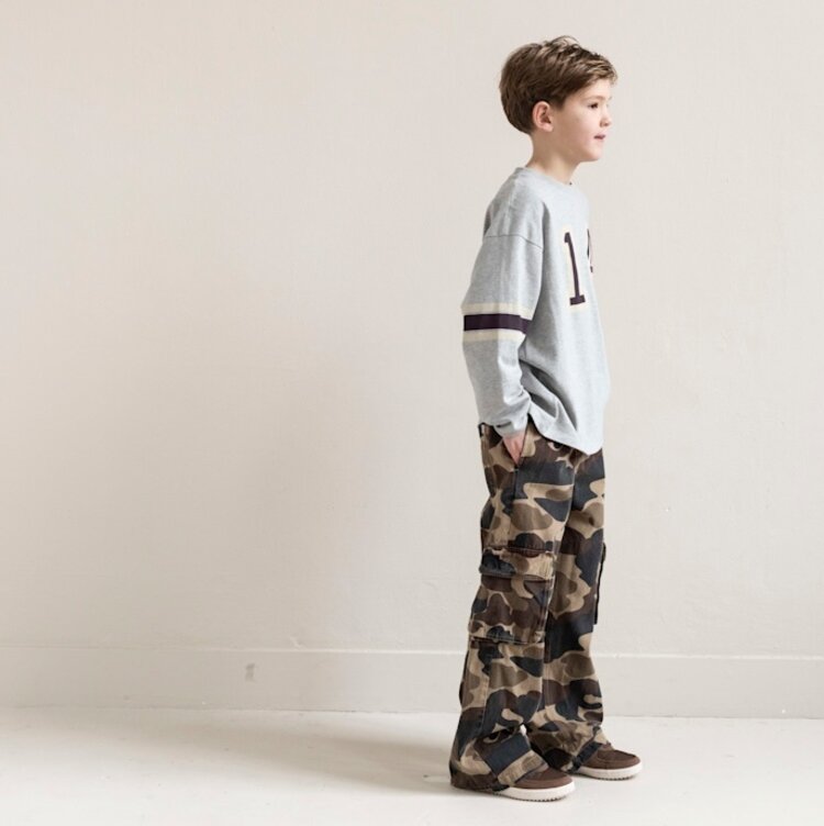 Jenest John LS T-shirt - Gray Melange