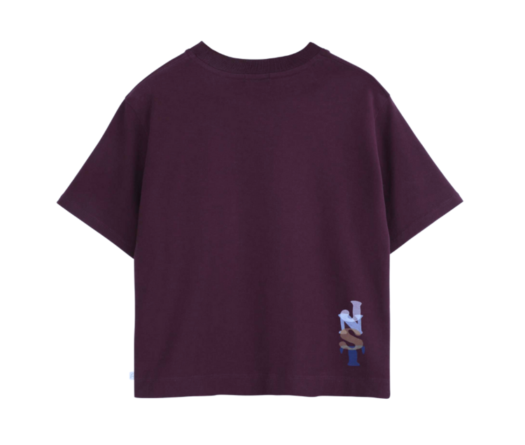 Jenest Mase Oversized T-shirt - Cherry Bordeaux