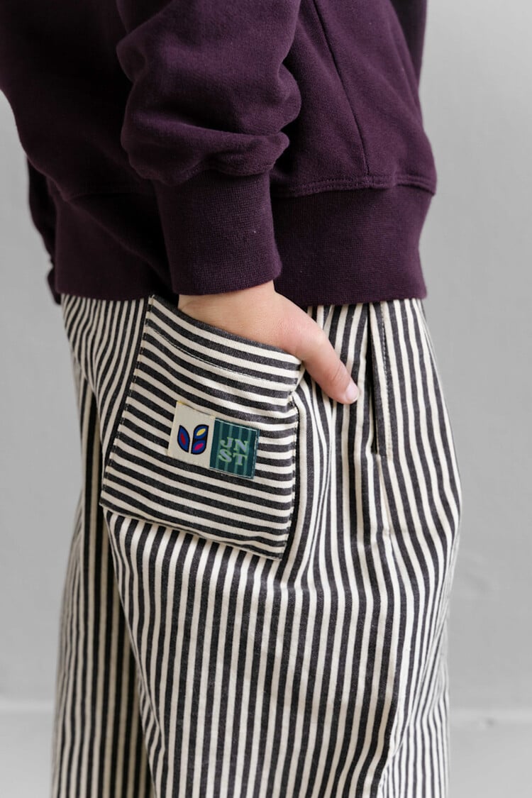 Jenest Mo Pants - Chalk Bordeaux