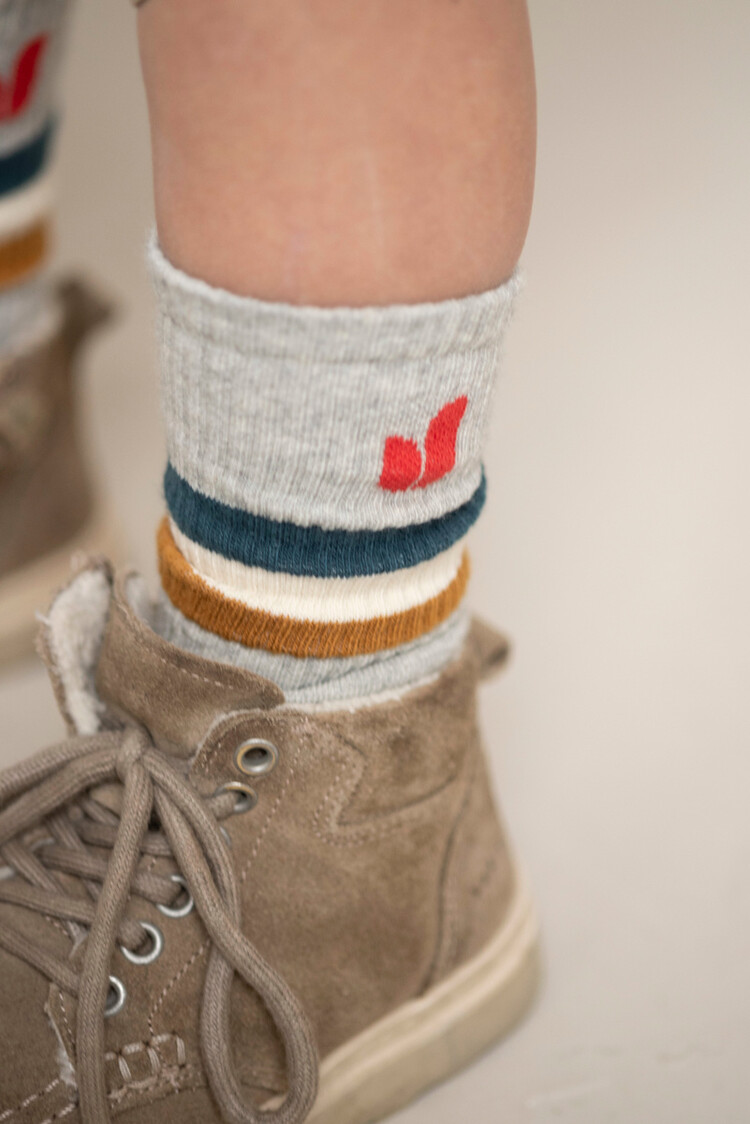 Jenest JS Sport Socks - Grey Melange