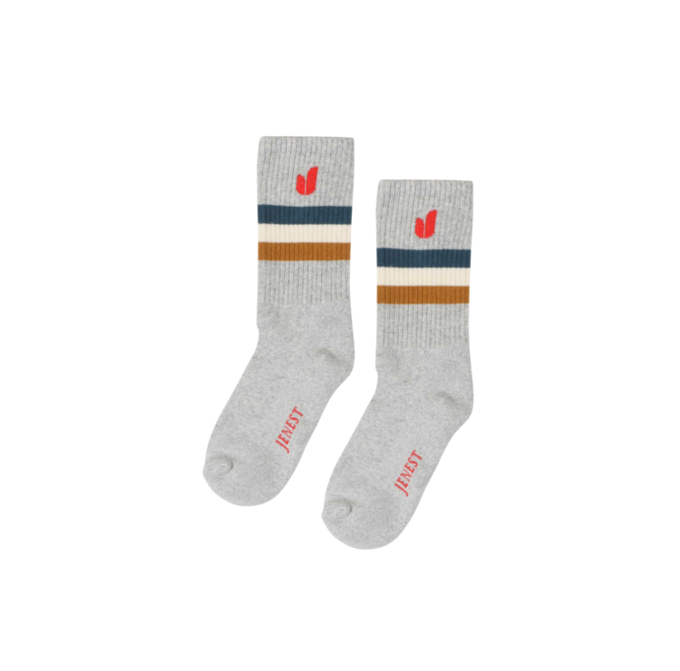 Jenest JS Sport Socks - Grey Melange
