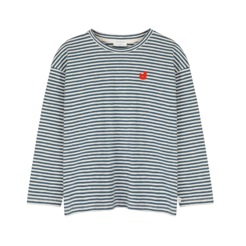 Jenest Moos LS T-shirt - Seafoam Green Off White