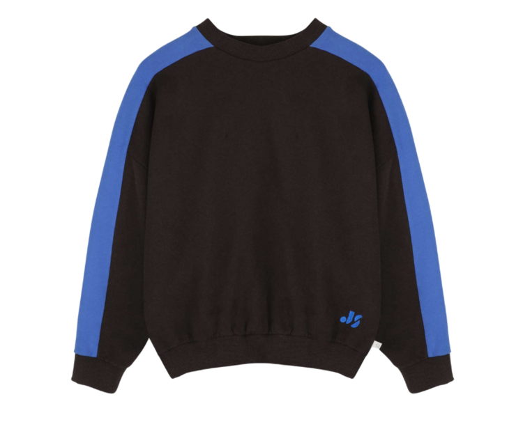Jenest Sammy Sweater - Dark Brown Melange Blue