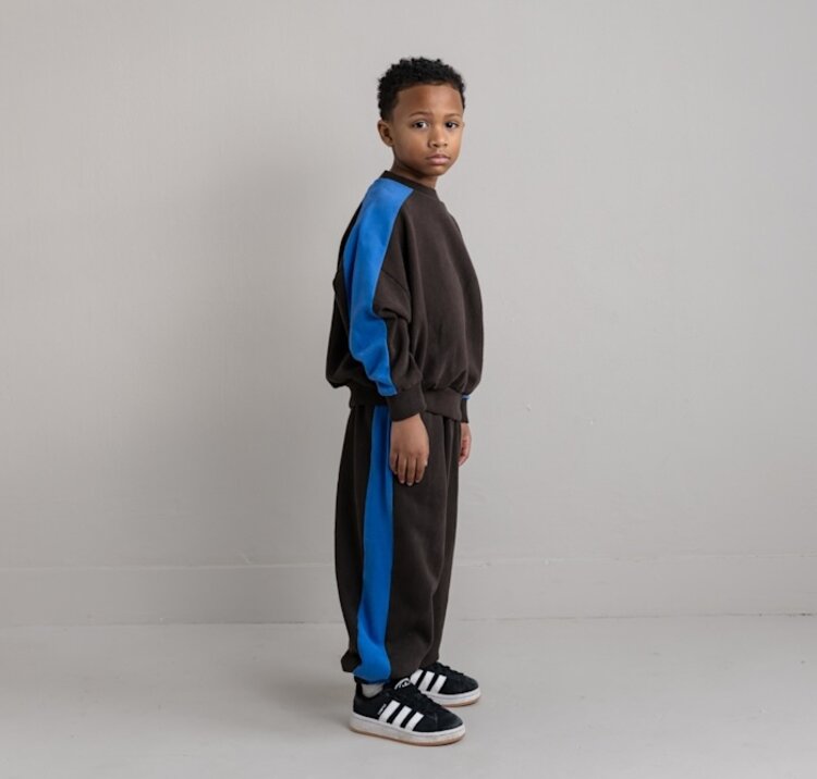 Jenest Sammy Jogger - Dark Brown Melange Blue
