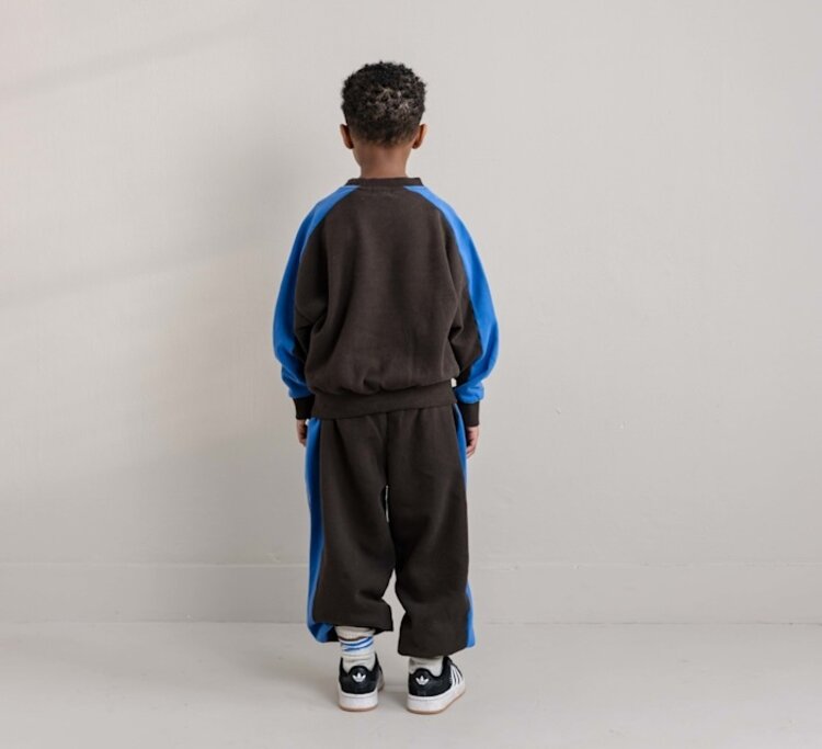 Jenest Sammy Jogger - Dark Brown Melange Blue
