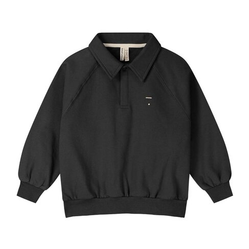 Gray Label Polo Sweatshirt GOTS - Pirate Black