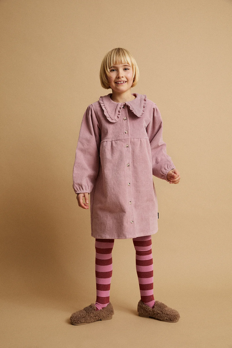 Sproet & Sprout Tights - Stripes Garnet