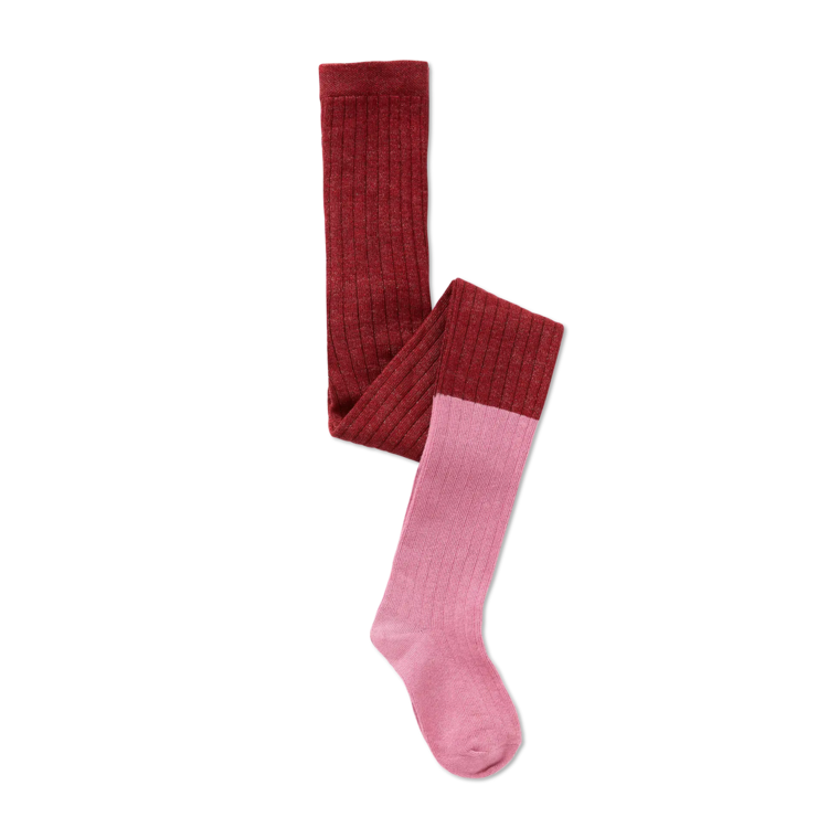 Sproet & Sprout Tights - Colourblock Red