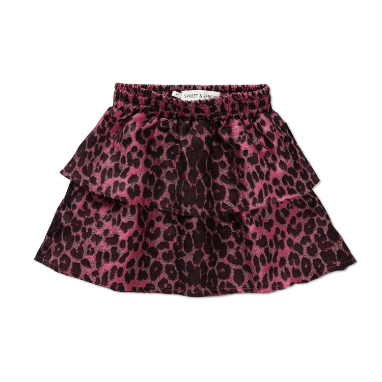 Sproet & Sprout Skirt - Jacquard Panther