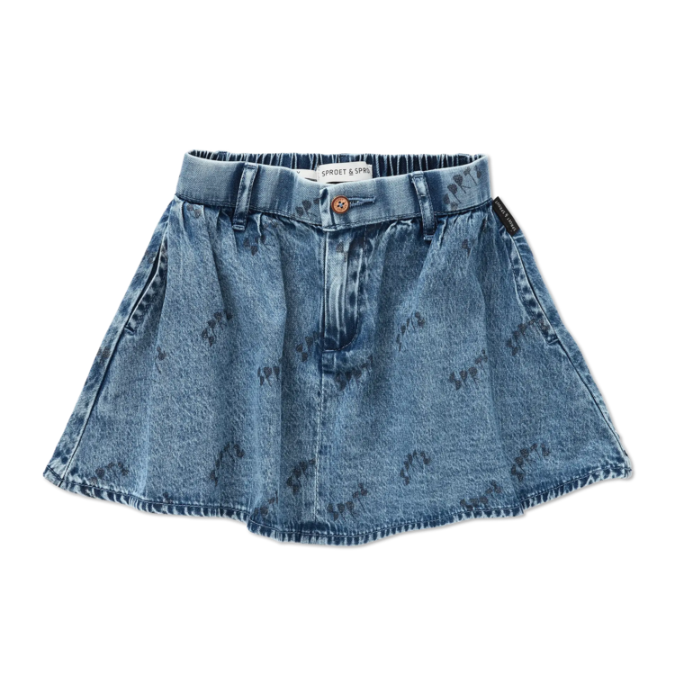 Sproet & Sprout Blue Denim Skirt
