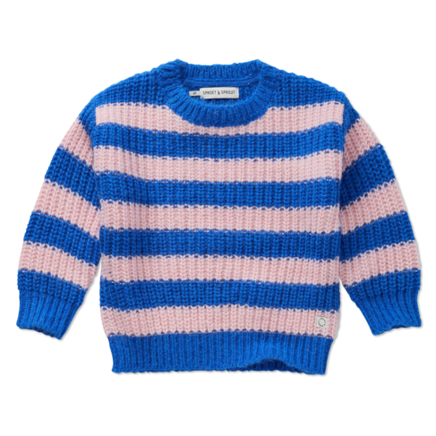 Sproet & Sprout Sweater - Stripes Blueprint