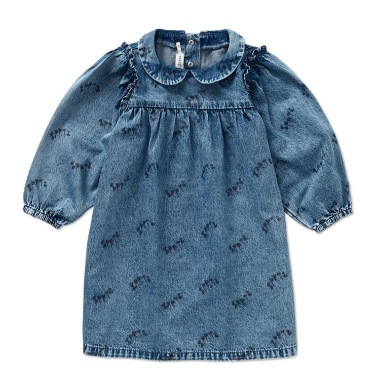 Sproet & Sprout Denim Dress Blue